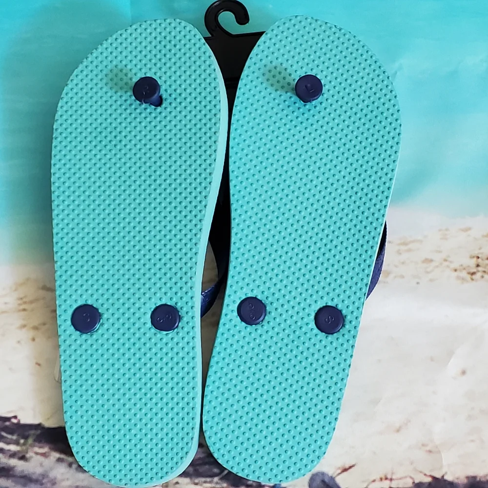 Flip flops striped size Small 5/6